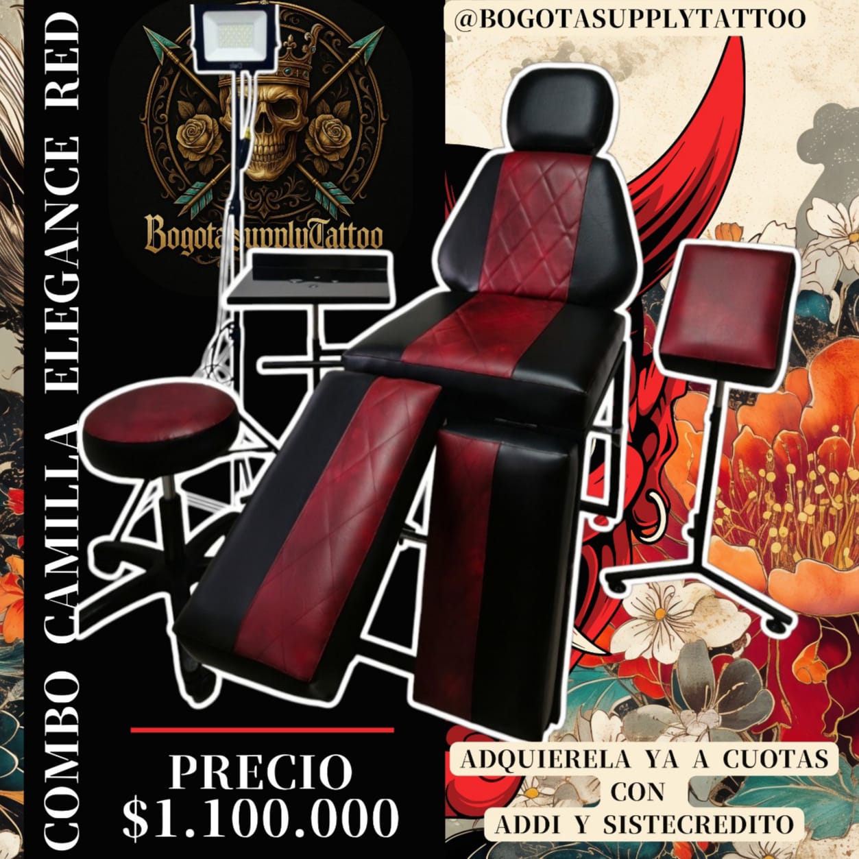 Combo Camilla Elegance Red